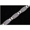Image 8 : Zuni Signed Inlaid Spiny Oyster Turquoise Bracelet