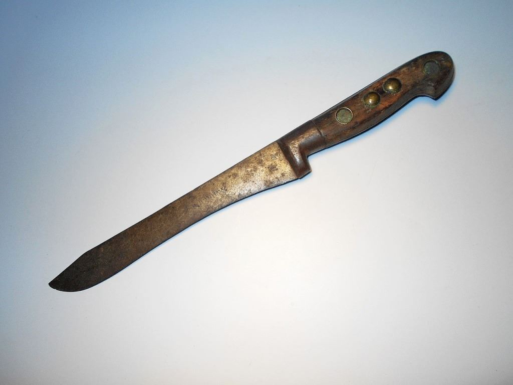 Lakota Sioux Beaded Sheath & Trade Knife 1800's