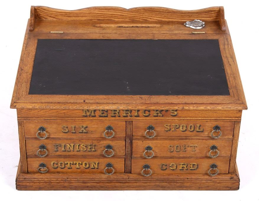 Merrick Thread Co. Oak Thread Counter Top Case