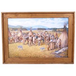 Signed Jesse Henderson Trading Party Artist Proof