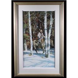 Howard Terpning Blackfeet Among the Aspen