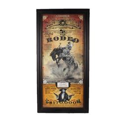 Deadwood South Dakota Rodeo Poster Bob Coronato