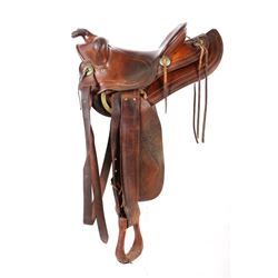 Heiser Denver, Colorado Custom Western Saddle