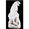 Image 5 : 19th Century Signed Alabaster Tiger Sculpture