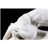 Image 8 : 19th Century Signed Alabaster Tiger Sculpture
