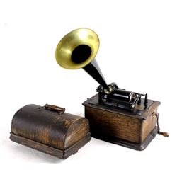 Antique Edison 30 Cylinder Phonograph