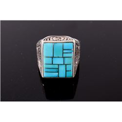 Navajo Sterling Silver & Turquoise Ring