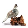 Image 2 : Wanda Smith Signed Hand Carved Quail Decoy Statue