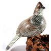 Image 3 : Wanda Smith Signed Hand Carved Quail Decoy Statue