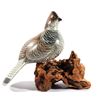 Image 4 : Wanda Smith Signed Hand Carved Quail Decoy Statue