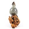 Image 7 : Wanda Smith Signed Hand Carved Quail Decoy Statue