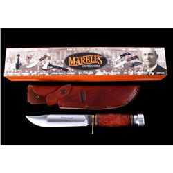 Marble's 9" Ideal 2004 Prototype Burl Handle Knife