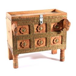 19th Century Hand Crafted Afghan Grain Chest