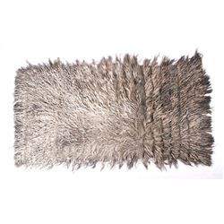 1950's Angora Goat Natural Fur Woolly Blanket