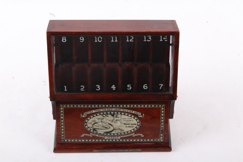 Boye Needle Company Crochet Hook Display Case 1919