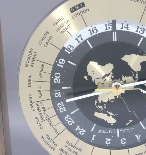 1980's Seiko Quartz 24 Hour World Clock