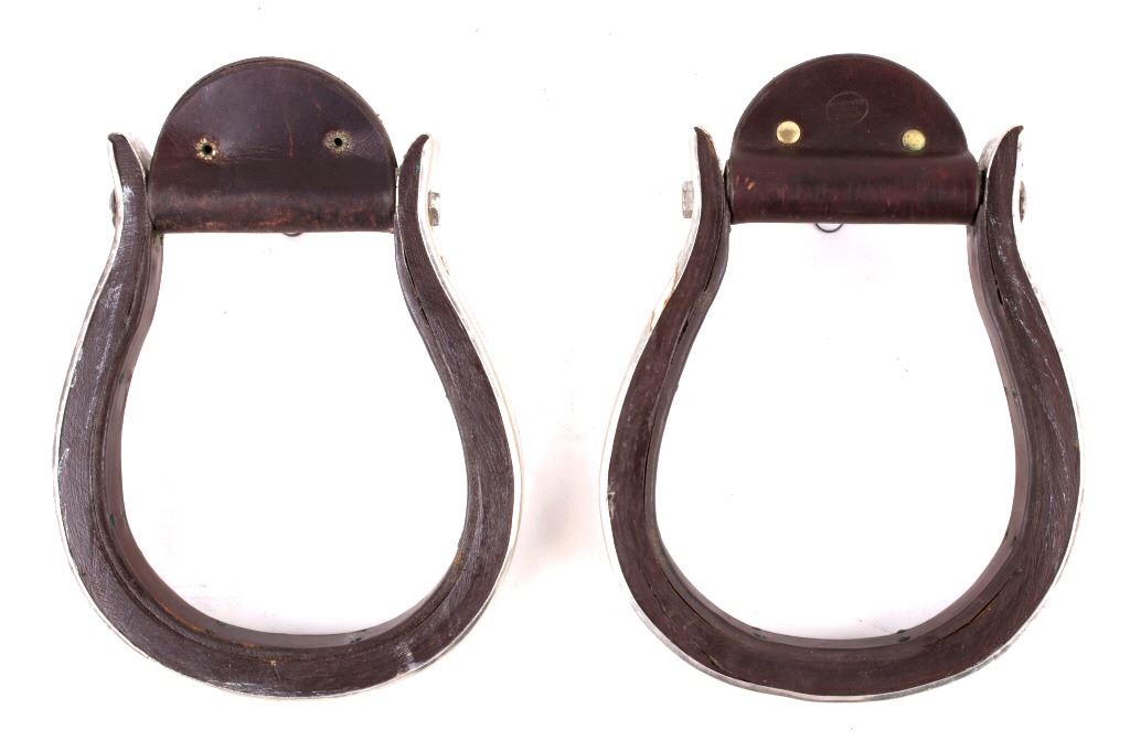 Victor Custom Tack Silver Oxbow Monel Stirrups