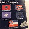 Image 2 : 2002 Commemorative State Quarters Set Philadelphia TN OH LA IN MS