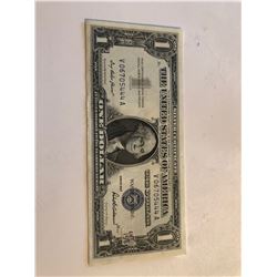 1957 Series 1 Dollar Silver Certificate Note UNC  High Grade