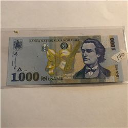 Rare 1 Lie una MIE ROMANIEI Bill in UNC Condition