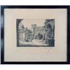 Image 2 : Etching, European Street Scene