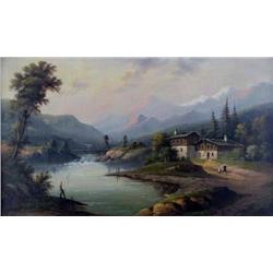 Oil on Canvas, European Landscape