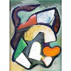 Oil on Board, Abstract