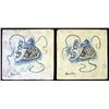 Image 1 : Tabor Utley, 2 Ceramic Tiles