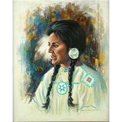Joe Waano-Gano, Oil on Board