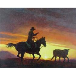 Jie Wei Zhou, Oil on Canvas