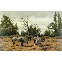 George McMahan, Acrylic on Board
