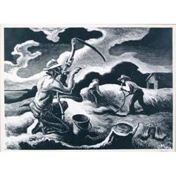 Thomas Hart Benton, Island Hay Lithograph