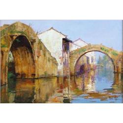 Jie Wei Zhou, Oil on Board