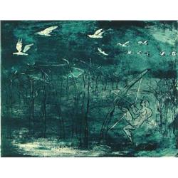 Lawrence Barrett, Lithograph
