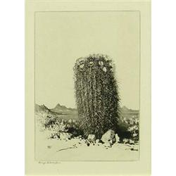 George Elbert Burr, Drypoint Etching