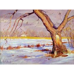 Ron McDowell, Oil on Masonite