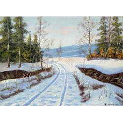 Willy Dannerfjord, Oil on Canvas