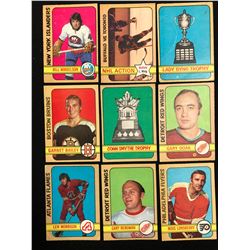 1972-73 O-PEE-CHEE HOCKEY CARD LOT