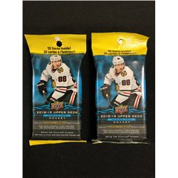 2018-19 UPPER DECK SERIES 2 HOCKEY CARD PACKS LOT