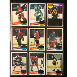 1980-81 TOPPS HOCKEY CARD LOT