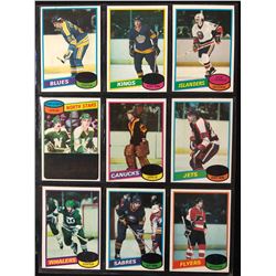 1980-81 TOPPS HOCKEY CARD LOT