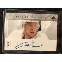 Marian Hossa 2003 SP Sign Of The Times Hockey Card