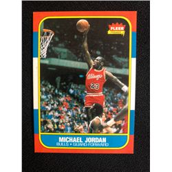 1986 Fleer #57 Basketball Michael Jordan RC (REPRINT)