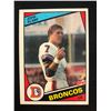 Image 1 : 1984 Topps John Elway Denver Broncos #63 ROOKIE CARD
