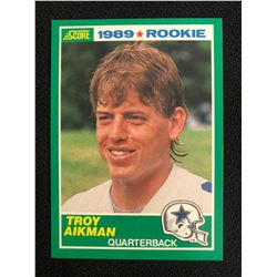 1989 Score Football Troy Aikman RC #270