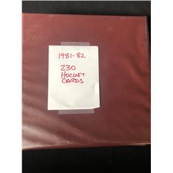 1981-82 HOCKEY CARD LOT (230 CARDS)