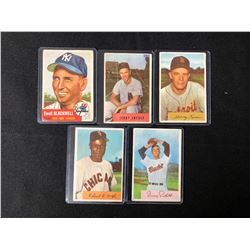 1954 BOWMAN BASEBALL CARDS LOT