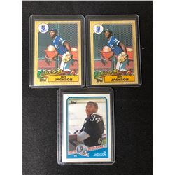 BO JACKSON BASEBALL/ FOOTBALL CARD LOT