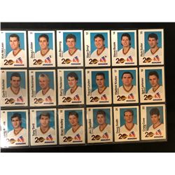 1989-90 Vancouver Canucks Mohawk Hockey Card Lot