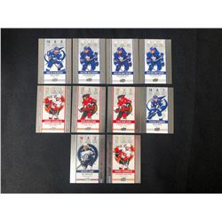 UPPER DECK GAME DAY ACTION HOCKEY CARD LOT